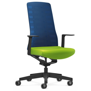 interstuhl PURE ACTIVE Edition #03 (PU213) Bürostuhl mit Design Lochrollen und optischer Naht in der Sitzfläche