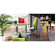 interstuhl PURE ACTIVE Edition #08 (PU213) Bürostuhl mit Design Lochrollen und optischer Naht in der Sitzfläche