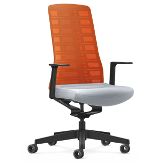 interstuhl PURE ACTIVE Edition #09 (PU213) Bürostuhl mit Design Lochrollen und optischer Naht in der Sitzfläche