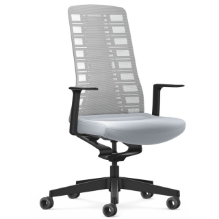 interstuhl PURE ACTIVE Edition #10 (PU213) Bürostuhl mit Design Lochrollen und optischer Naht in der Sitzfläche