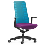 interstuhl PURE ACTIVE Edition #12 (PU213) Bürostuhl mit Design Lochrollen und optischer Naht in der Sitzfläche - Hersteller Nr.: 10450778