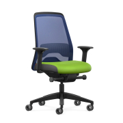 Interstuhl EVERY ACTIVE Edition #03 (EV266) Ergonomischer Bürostuhl mit FLEXTECH 3D Sitzgelenk, Design Lochrollen und Komfortsitz