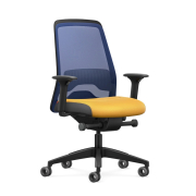 Interstuhl EVERY ACTIVE Edition #05 (EV266) Ergonomischer Bürostuhl mit FLEXTECH 3D Sitzgelenk inkl. Design Lochrollen