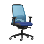 Interstuhl EVERY ACTIVE Edition #06 (EV266) Ergonomischer Bürostuhl mit FLEXTECH 3D Sitzgelenk, Design Lochrollen und Komfortsitz
