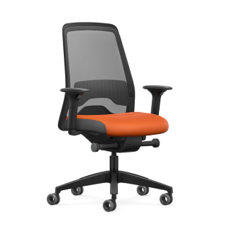 Interstuhl EVERY ACTIVE Edition #07 (EV266) Ergonomischer Bürostuhl mit FLEXTECH 3D Sitzgelenk inkl. Design Lochrollen