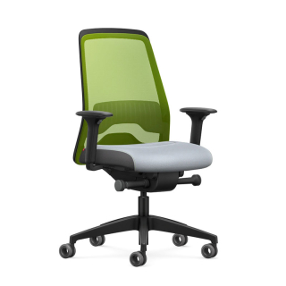 Interstuhl EVERY ACTIVE Edition #08 (EV266) Ergonomischer Bürostuhl mit FLEXTECH 3D Sitzgelenk, Design Lochrollen und Komfortsitz