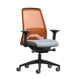 Interstuhl EVERY ACTIVE Edition #09 (EV266) Ergonomischer Bürostuhl mit FLEXTECH 3D Sitzgelenk, Design Lochrollen und Komfortsitz