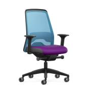 Interstuhl EVERY ACTIVE Edition #12 (EV266) Ergonomischer Bürostuhl mit FLEXTECH 3D Sitzgelenk inkl. Design Lochrollen