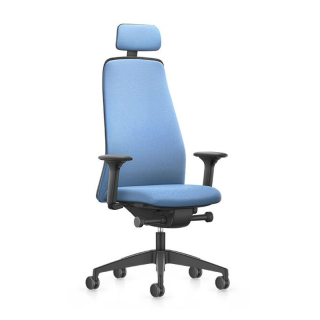 interstuhl EVERYis1 EV363 Bürostuhl mit Chillback-Rücken, FLEXTECH 3D Sitzgelenk, hoher Rückenlehne und Kopfstütze
