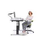 Haider BIOSWING oneUP Bestseller Sitz-Steh-Stuhl mit 3D Sitzwerk
